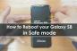 Como reiniciar seu Samsung Galaxy S8 no modo de segurança