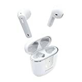 Imagen de auriculares Tronsmart Onyx Ace TWS Bluetooth 5.0 con 4 micrófonos, auriculares inalámbricos con Cancelación de ruido, audio Qualcomm aptX, tiempo de reproducción 24 horas, carga rápida, control táctil y voz asistente-blanco