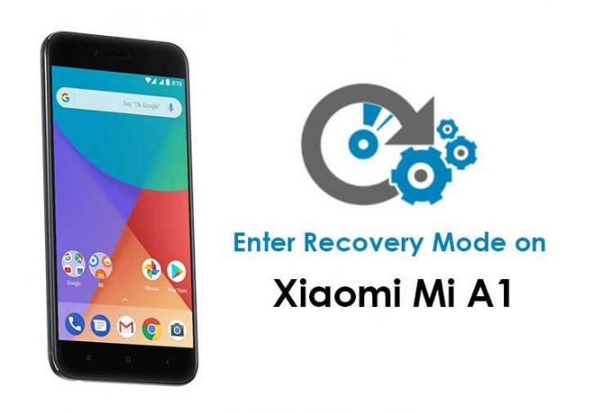 כיצד להיכנס למצב התאוששות ב- Xiaomi Mi A1 