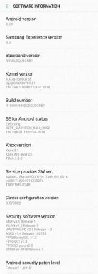 Samsung Galaxy Note8 Oreo-uppdatering N950USQU3CRB1 ger februari säkerhetsuppdatering