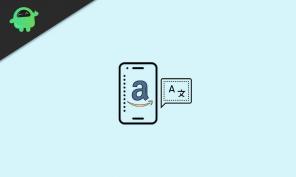 Как изменить язык в приложении Amazon