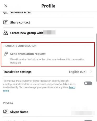 zahtjev za prijevod