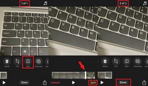 Cómo dividir un video y agregar efectos en clips en iPhone o iPad
