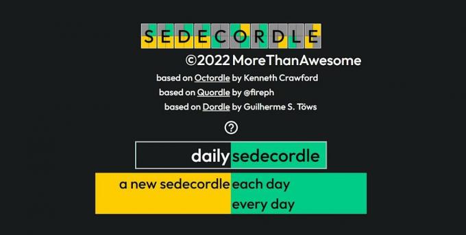 πώς να παίξετε sedecordle
