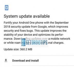 Xiaomi Mi A2 Lite modtager september 2018 sikkerhedsrettelse