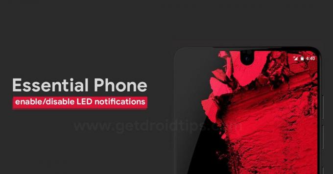 Slik aktiverer / deaktiverer du LED-varsler på Essential Phone PH1