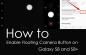 كيفية تمكين زر الكاميرا العائم في Galaxy S8 و S8 +