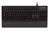 Obrázok Fnatic Gear Rush Silent LED podsvietená mechanická herná klávesnica Pro s červenými spínačmi MX Cherry, rozloženie pre Spojené kráľovstvo