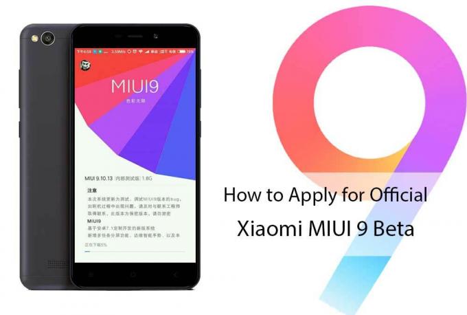 Πώς να υποβάλετε αίτηση για επίσημο ROM δοκιμής Xiaomi MIUI 9 Beta