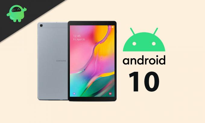 הורד את Samsung Galaxy Tab A 10.1 2019 Android 10 עם עדכון ממשק משתמש אחד 2.0