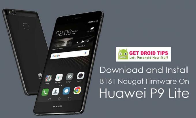 Downloaden Installeer B161 Nougat-firmware op Huawei P9 Lite VNS-L31 (Oranje Europa)