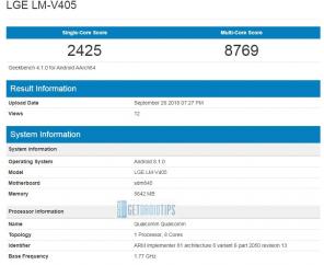 Η καταχώριση LG V40 GeekBench αποκαλύπτει προδιαγραφές που είναι απογοητευτικές