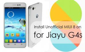 Slik installerer du MIUI 8 på Jiayu G4 / G4S v8.2 (tilpasset ROM)