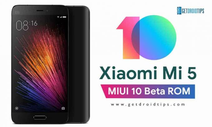 Töltse le a MIUI 10 Global Beta ROM telepítését a Xiaomi Mi 5-hez