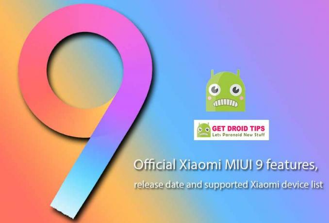 Funzionalità ufficiali Xiaomi MIUI 9, data di rilascio ed elenco dei dispositivi Xiaomi supportati