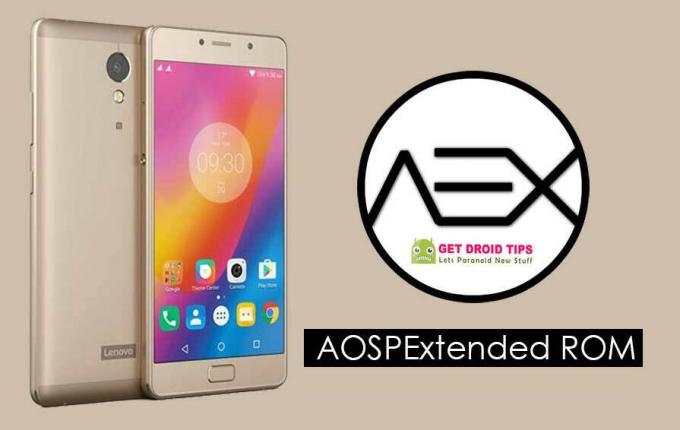 Stiahnite si AOSPExtended pre Lenovo P2 na základe Androidu 9.0 Pie