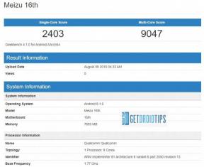Meizu 16 GeekBench Score sieht beeindruckend aus und zeigt 8 GB RAM