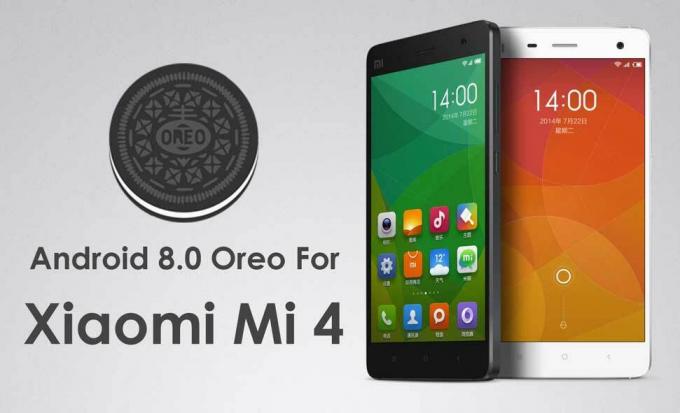 Laadige Android 8.0 Oreo alla Xiaomi Mi 4 (AOSP kohandatud ROM)