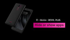 Hvordan skjule eller vise apper på T-Mobile Revvl Plus