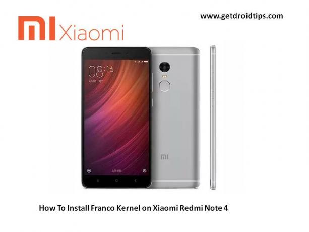 Redmi Note 4 Индивидуальное ядро ​​Франко