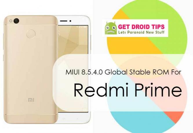 Download Installeer MIUI 8.5.4.0 Global Stable ROM voor Redmi 4 Prime