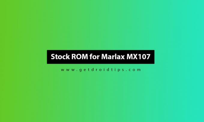 Как установить Stock ROM на Marlax MX107 [файл прошивки]