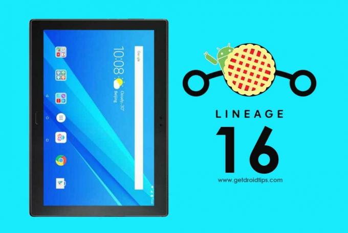 Laden Sie Lineage OS 16 auf Lenovo Tab 4 10 Plus (9.0 Pie) herunter und installieren Sie es.