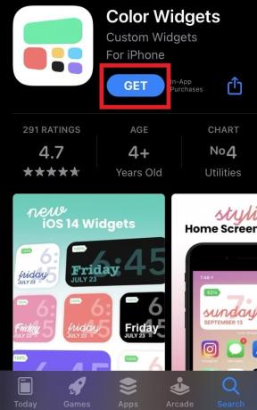 Color Widgets Uygulamasını kullanarak iOS'ta renk widget'ını değiştirin