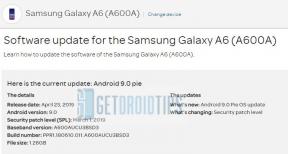 A600AUCU3BSD3: AT&T Galaxy A6 mottar nå Android 9.0 Pie-oppdatering