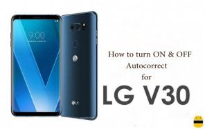 Come attivare e disattivare la correzione automatica per LG V30