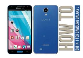 Installige Android 7.1 Nougat CM14.1 Samsung Galaxy J SC-02F / SGH-N075T jaoks