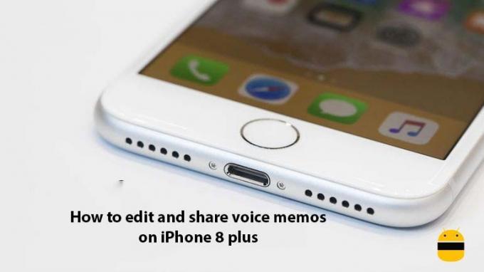 Cómo editar y compartir notas de voz en iPhone 8 plus