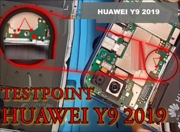 Point de test Huawei Y9 2019 JKM-LX1, JKM-LX2, bypass FRP et Huawei ID