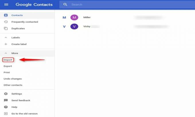 importuokite kontaktus į „Gmail“ naudodami „icloud“