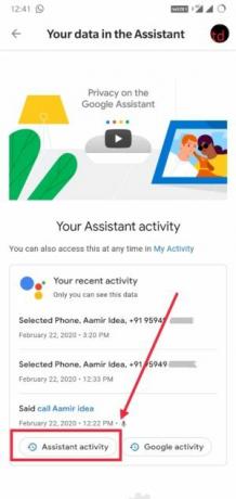 История на Google Assistant