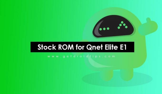 Come installare Stock ROM su Qnet Elite E1 [Firmware Flash File / Unbrick]