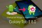 Galaxy Tab E 8.0 (2016) Android Nougatin päivittäminen vaahtokarkkiin