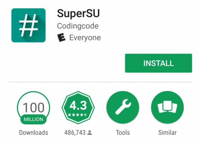 Play pood eemaldab SuperSU oma rakenduste loendist