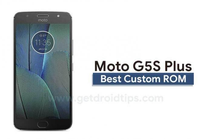 Liste over bedste brugerdefinerede ROM til Moto G5S Plus