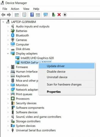 uppdatera drivrutin Windows 10
