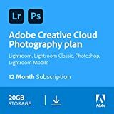 Image du plan de photographie Adobe Creative Cloud 20 Go: Photoshop + Lightroom | 1 an | PC / Mac | Télécharger