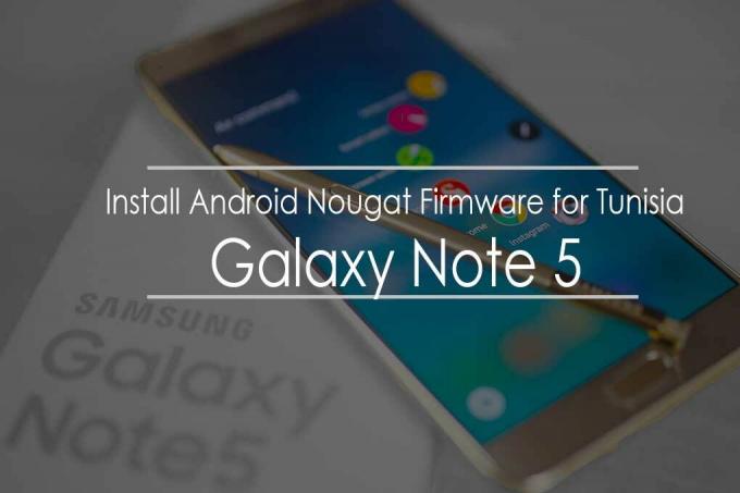 Samsung Galaxy Note 5 Tuneesia Nougati püsivara värskendus (SM-N920C)