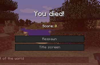 Sådan opbevares beholdning, når du dør i Minecraft