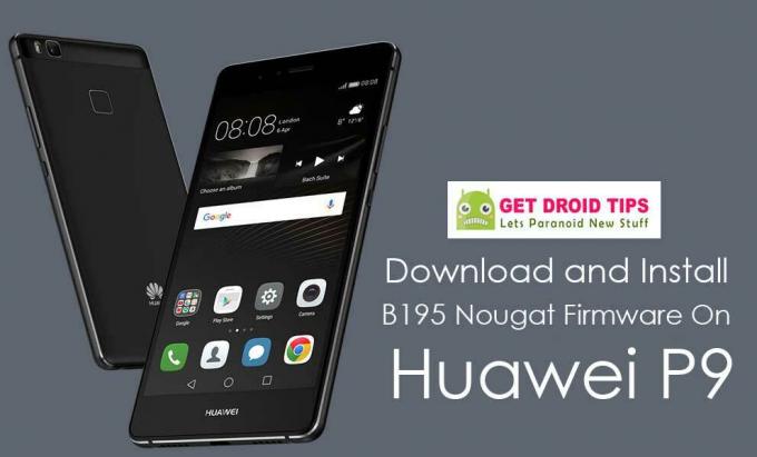 Huawei P9 EVA-L09'a B195 Nougat Ürün Yazılımını Yükleyin (Turuncu Avrupa)