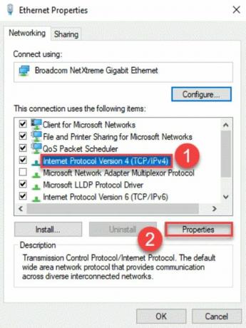  Internet Protocol 4-es verzió (TCP / IPv4)