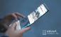 Konsep Render Menampilkan Smartphone Lipat Samsung