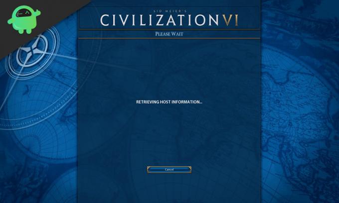 Играчи се заглаве на Цивилизатиион 6 Дохваћање информација о хосту: Како поправити?