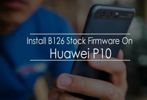 Installer B126-firmware på Huawei P10 VTR-L09 (Europa)