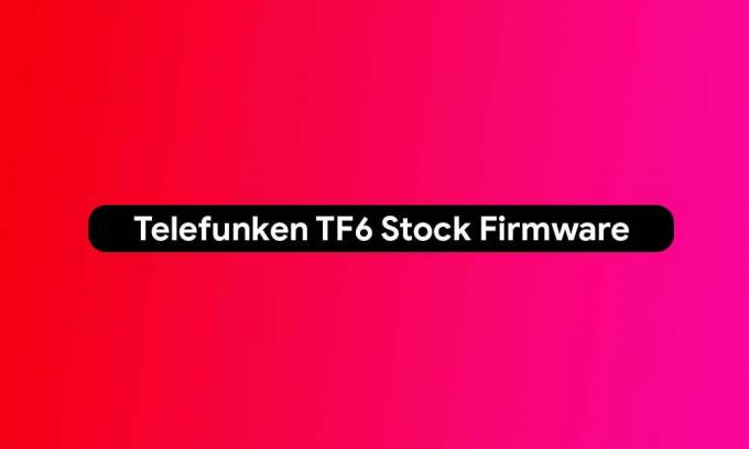 Stock ROM -levyn asentaminen Telefunken TF6: een [laiteohjelmisto / irrotus]