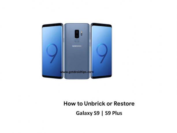 Unbrick Galaxy S9